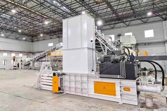 Compattatore per rifiuti combustibili da costruzione per progetto di produzione di combustibile alternativo a Shanghai