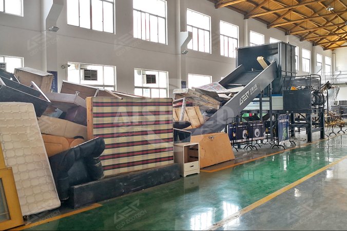 Progetto di riduzione del volume degli articoli ingombranti e di riciclaggio a Tianjin, Cina