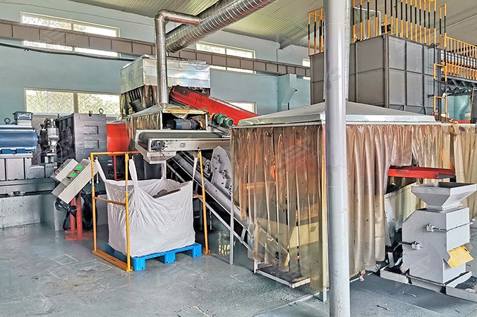 Impianto di macinazione della gomma