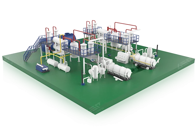 Sistema di Pirolisi per Pneumatici