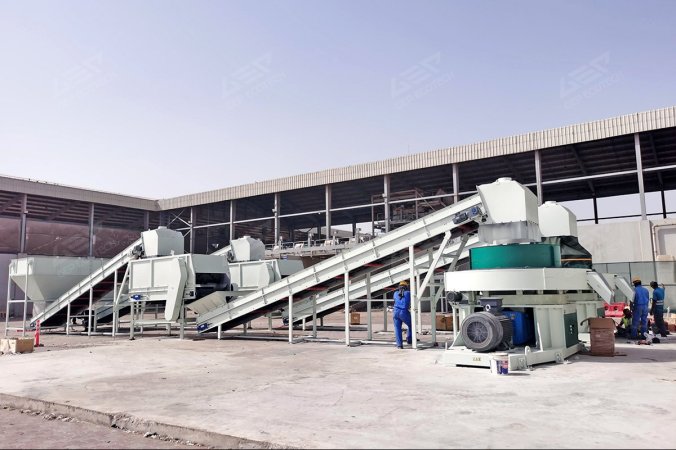 MSW to RDF Pellet Production Line in UAE